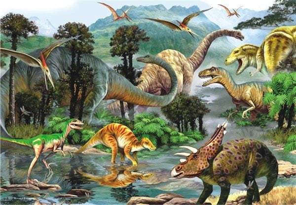 Dino Valley II 260 PC Jigsaw Puzzle