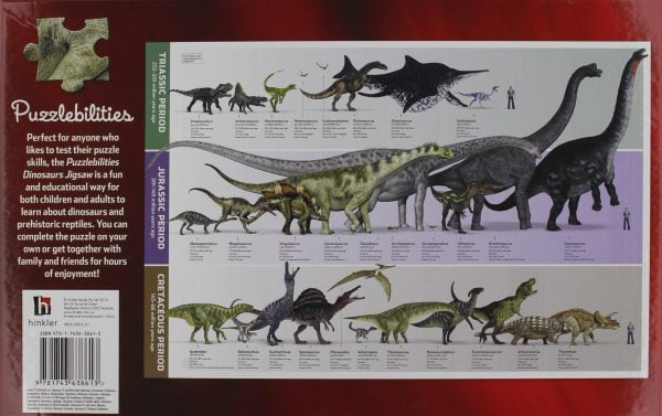Dinosaurs 500 Piece Jigsaw Puzzle - Hinkler