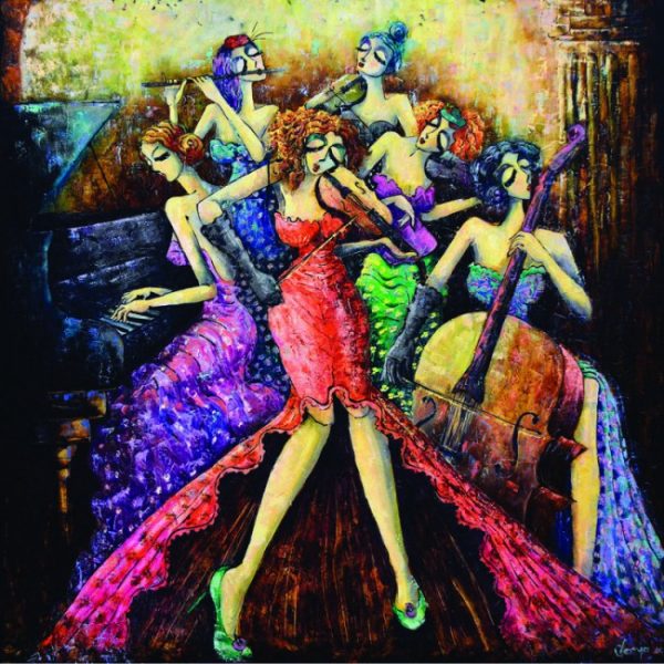 Ladies Orchestra 1024 PC Square Jigsaw Puzzle