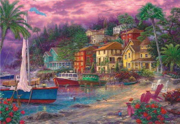 On Golden Shores 2000 PC Jigsaw Puzzle