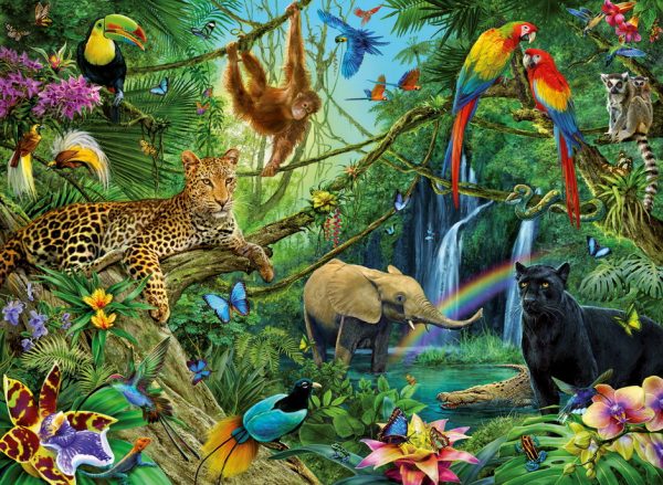 Animals in the Jungle Puzzle