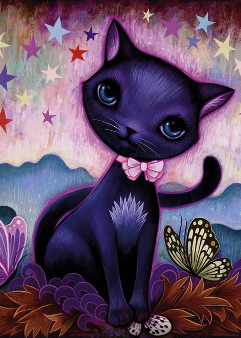 Dreaming Black Itty 1000 PC Jigsaw Puzzle
