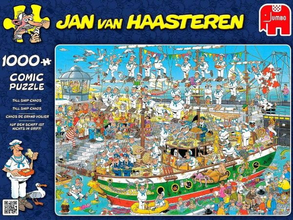 JVH Tall ship Chaos 1000 PC Jigsaw Puzzle