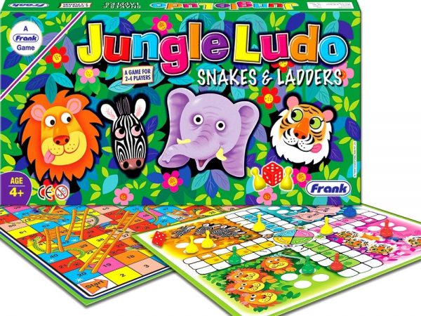 Jungle Ludo Snakes & Ladders Board Game