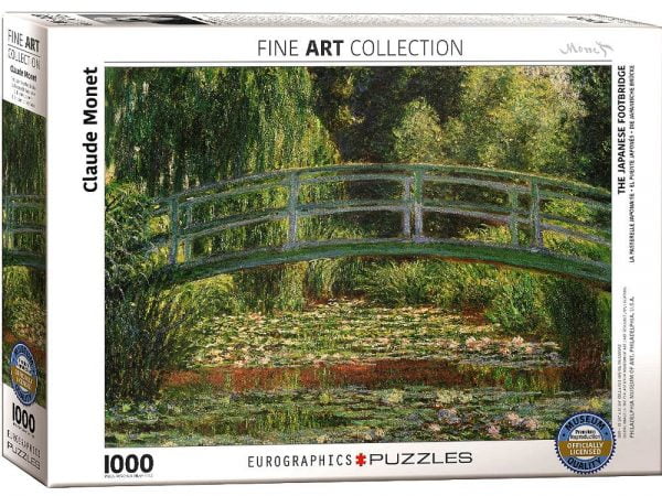 Monet, Japanese Footbridge 1000 PC Jigsaw Puzzle