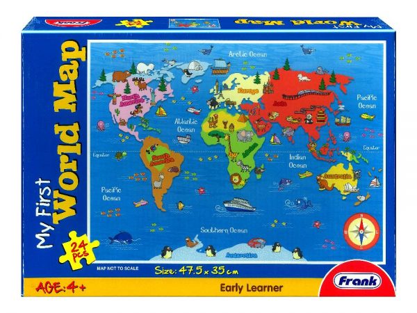 My First World Map 24 PC Jigsaw Puzzle
