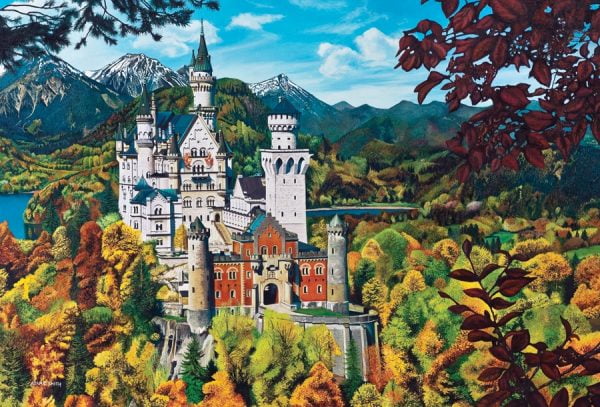 Neuschwanstein Castle 2000 PC Jigsaw Puzzle