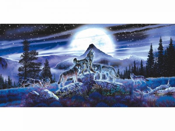 Night Wolves 1000 PC Jigsaw Puzzle