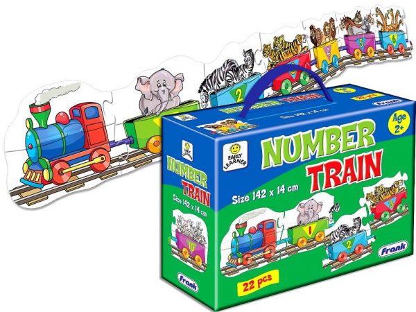 Number Train Floor Jigsaw Puzzle 22 PC