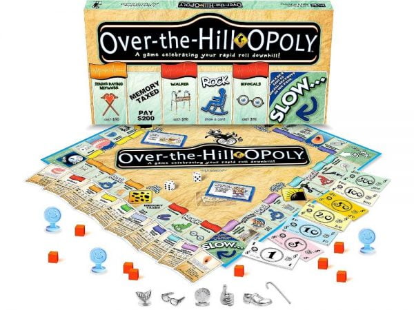 Over the Hill Opoly Board Game