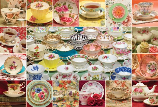 Teacup Collection 2000 PC Jigsaw Puzzle