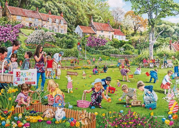 The Easter Egg Hunt 500 PC Jigsaw Puzzle