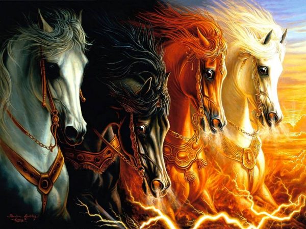 The Four Horses of the Apocalypse 1500 PC Jigsaw Puzzle