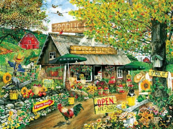 The Produce stand 1000+ LGE PC Jigsaw Puzzle