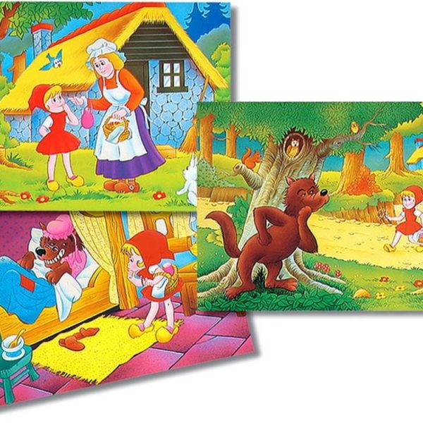 Jigsaw Puzzle - Little Red Riding Hood 3 x 26 Piece Children's