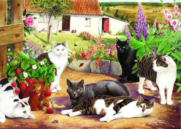 Cool Cats LGE PC Jigsaw Puzzle