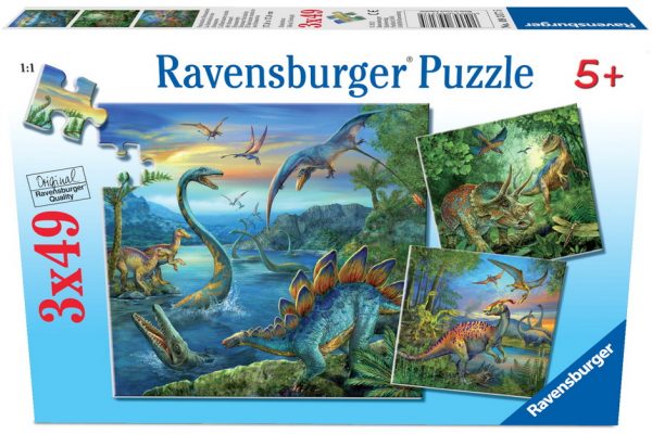 dinosaur-fascination-3-x-49-pc-jigsaw-puzzle