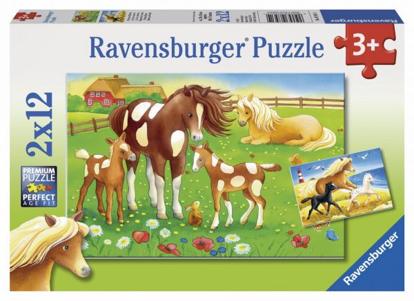flowing-manes-2-x-12-pc-jigsaw-puzzle