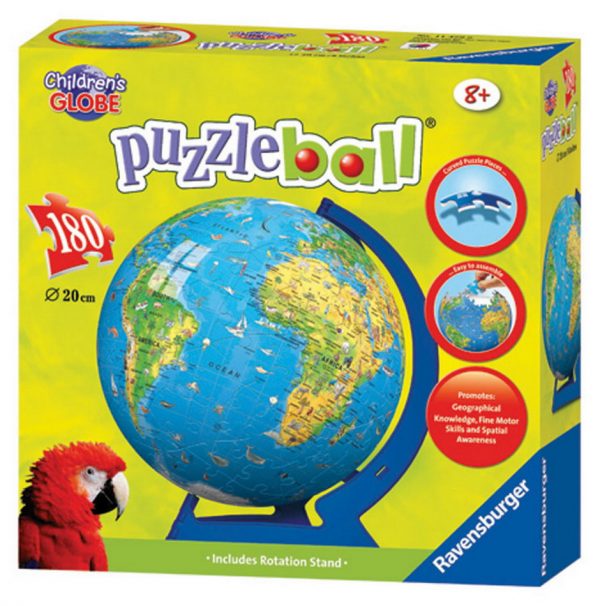 3D Giant Globe Puzzle Ball & Stan 180 PC