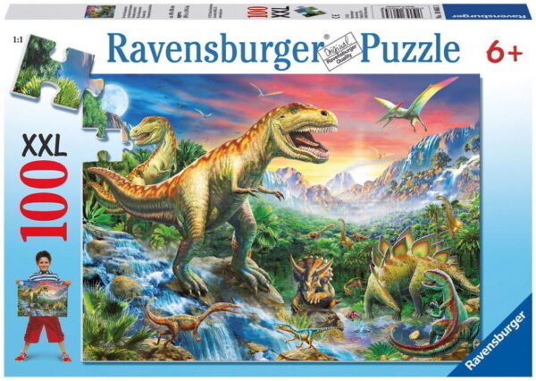 Time of the Dinosaur 100 XXL Piece Jigsaw Puzzle - Ravensburger