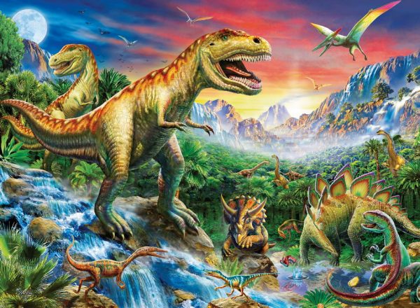 Time of the Dinosaurs 100 PC Jigsaw Puzzle