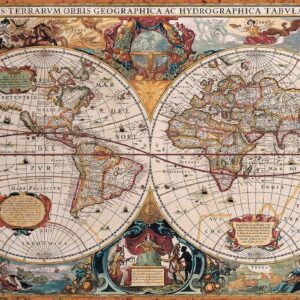 Antique World Map 2000 Piece - Eurographics