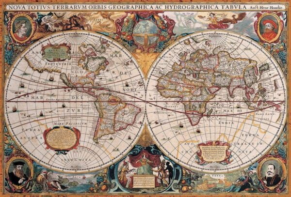 Antique World Map 2000 Piece - Eurographics