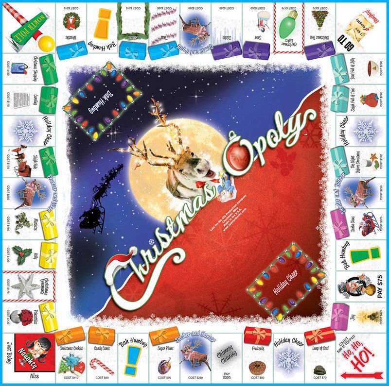 Christmas Opoly Board Game Puzzle Palace Australia