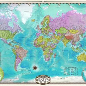 Map of the World 2000 Piece Puzzle - Eurographics