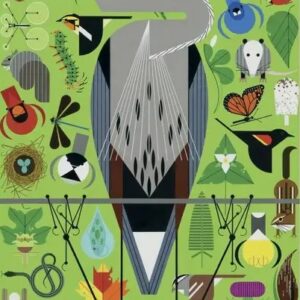 Pomegranate - Charley Harper - Secret Sanctuary 500 Piece Puzzle
