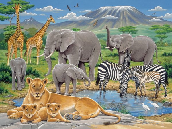 Animals In Africa Puzzle
