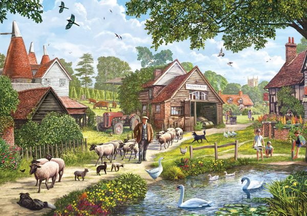 Hop Country 1000 PC Jigsaw Puzzle