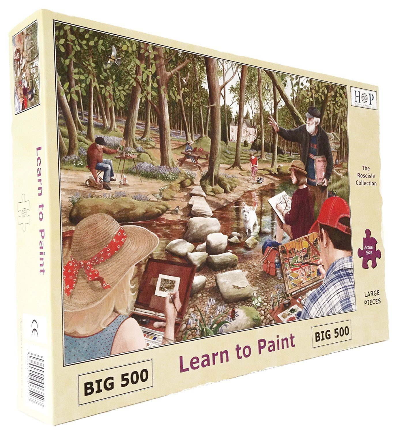 Learn to Paint 500 LGE PC Jigsaw Puzzle