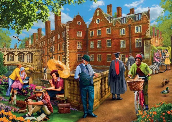 Afternoon in Cambridge 1000 Piece Jigsaw Puzzle