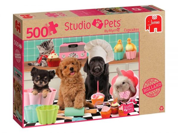 Studio Pets Cupcakes 500 Piece Jigsaw Puzzle