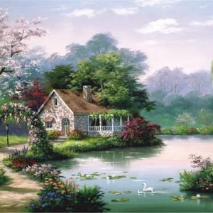 Arbor Cottage 260 PC Anatolian Jigsaw Puzzle