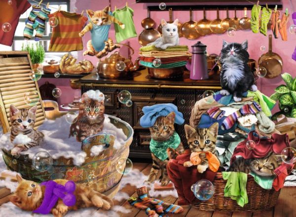 Cats in the Kitchen 150 PC Jigsaw Puzzle