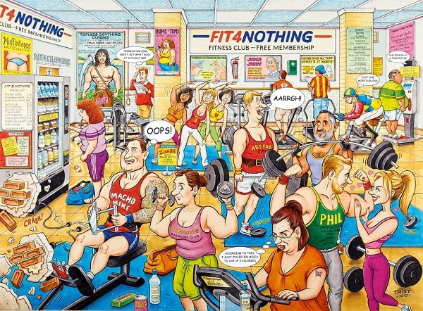 Fit 4 Nothing 500 PC Jigsaw Puzzle
