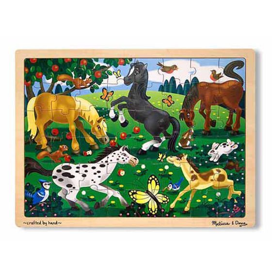 Frolicking Horses 48 PC Jigsaw Puzzle