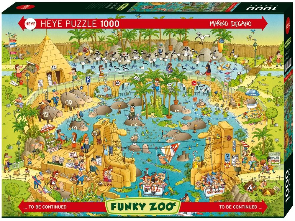 Funky Zoo Nile Habitat 1000 PC heye Jigsaw Puzzle