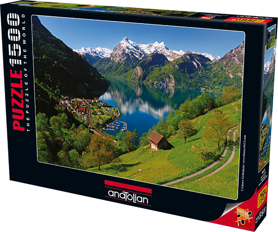 Lake Lucerne Switzerland 1500 Piece Anatolian Jigsaw Puzzle