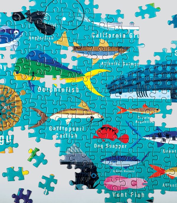 Ocean Life 1000 Piece Puzzle - Mudpuppy