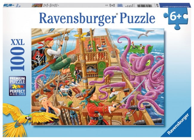Pirate Boat Adventure 100 PC Jigsaw Puzzle