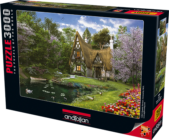 Spring Lake Cottage 3000 PC Jigsaw Puzzle