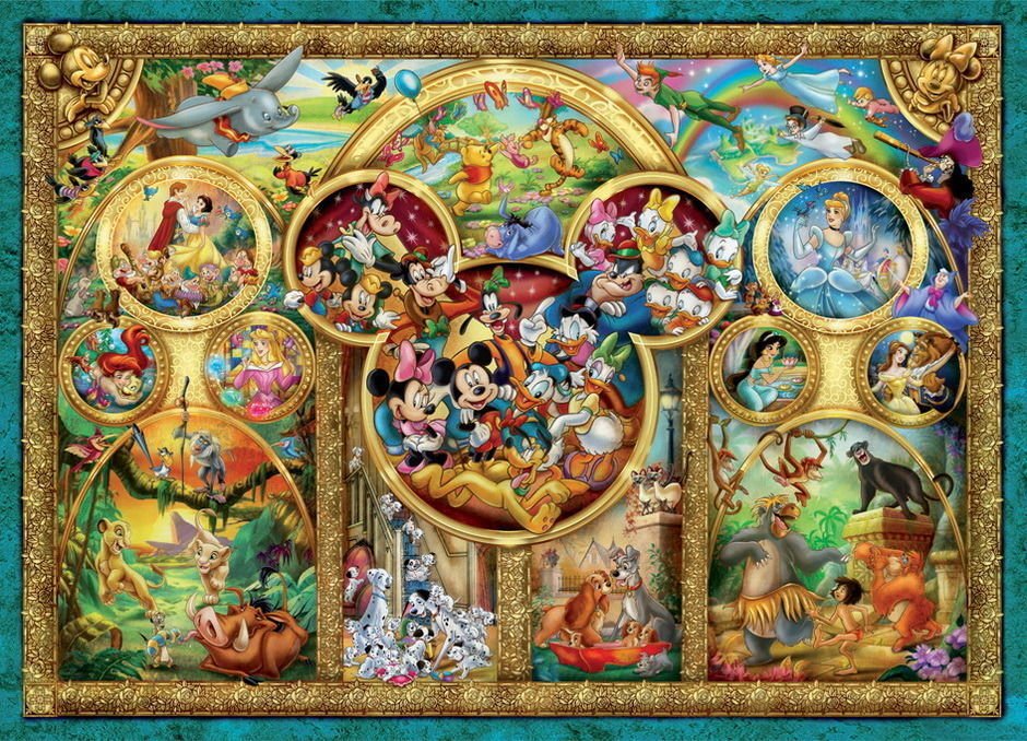 Ravensburger Disney Best Themes 1000 Piece Jigsaw Puzzle