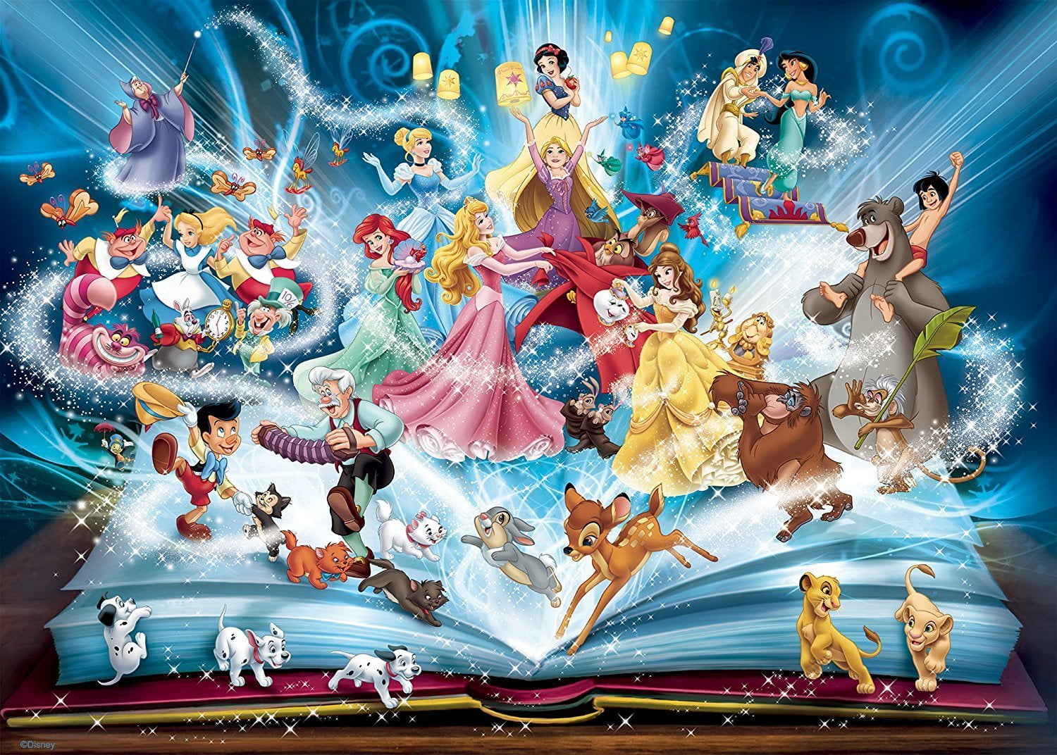 DISNEY MAGICAL STORY BOOK 1500 PC JIGSAW PUZZLE