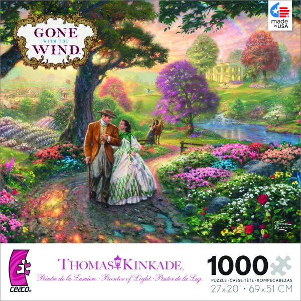 Gone with the Wind Thomas Kinkade 1000 PC Jigsaw Puzzle