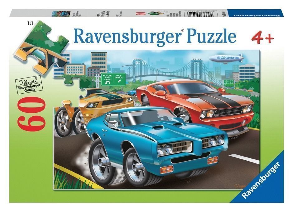 Muscle Car 60 PC Children's Jigsaw Puzzle