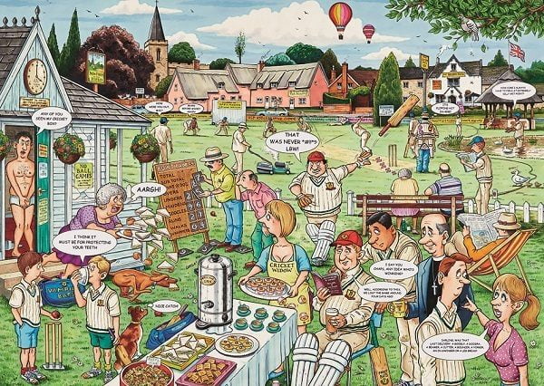 The Cricket Match 1000 PC Jigsaw Puzzle