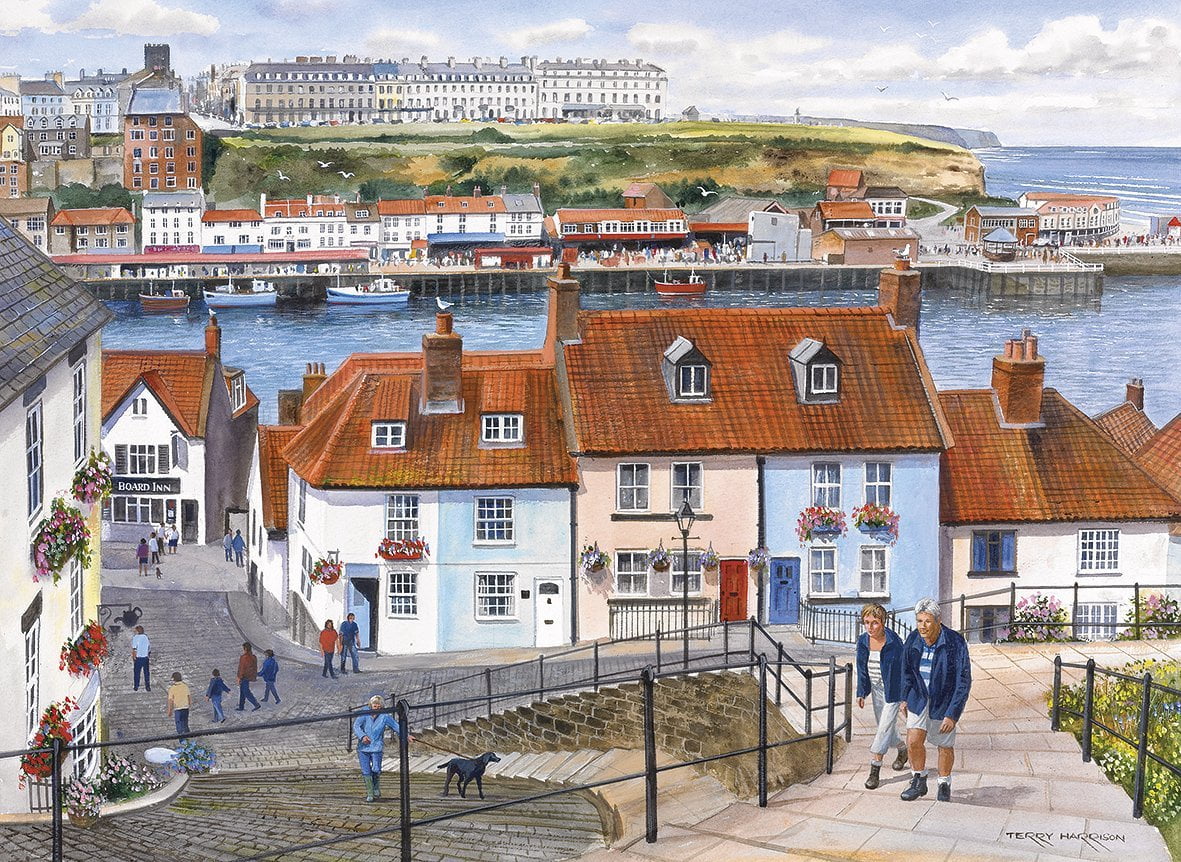 The Port of Whitby 2 x 1000 PC Jigsaw Puzzle